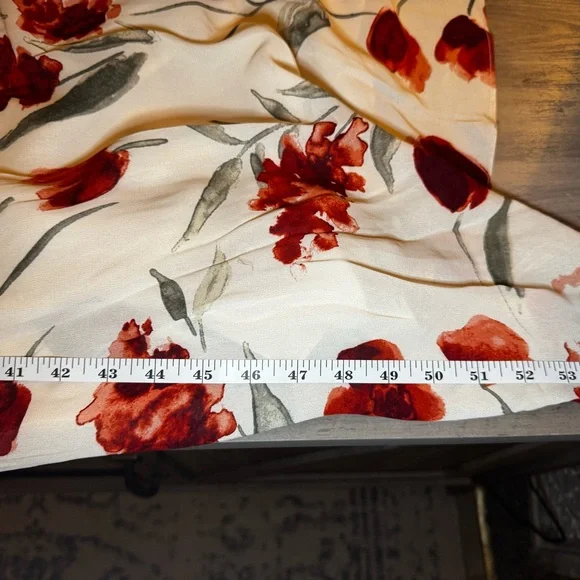 Reformation Maribelle Strapless Cream Chiffon Fabric - Picture 5 of 13